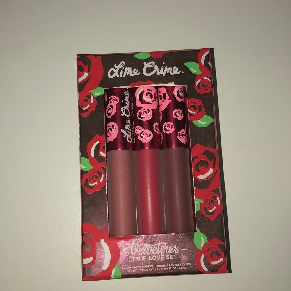 Lime Crime Velvetines True Love set💗